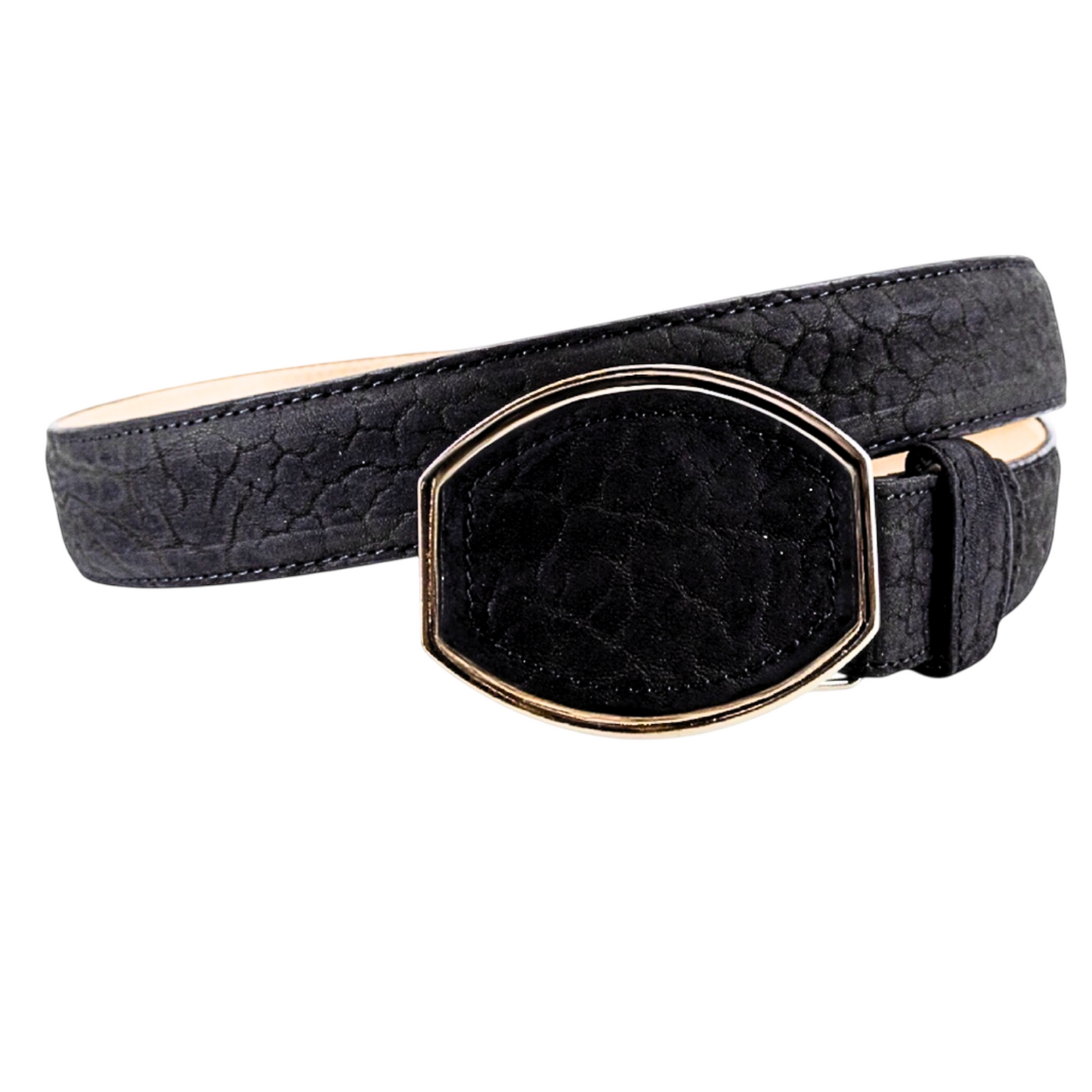 Cinto Hexagono #04R - Cuello de Toro Negro