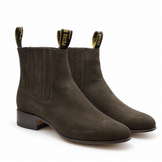 Botin Charro 45 - Nobuck Moka