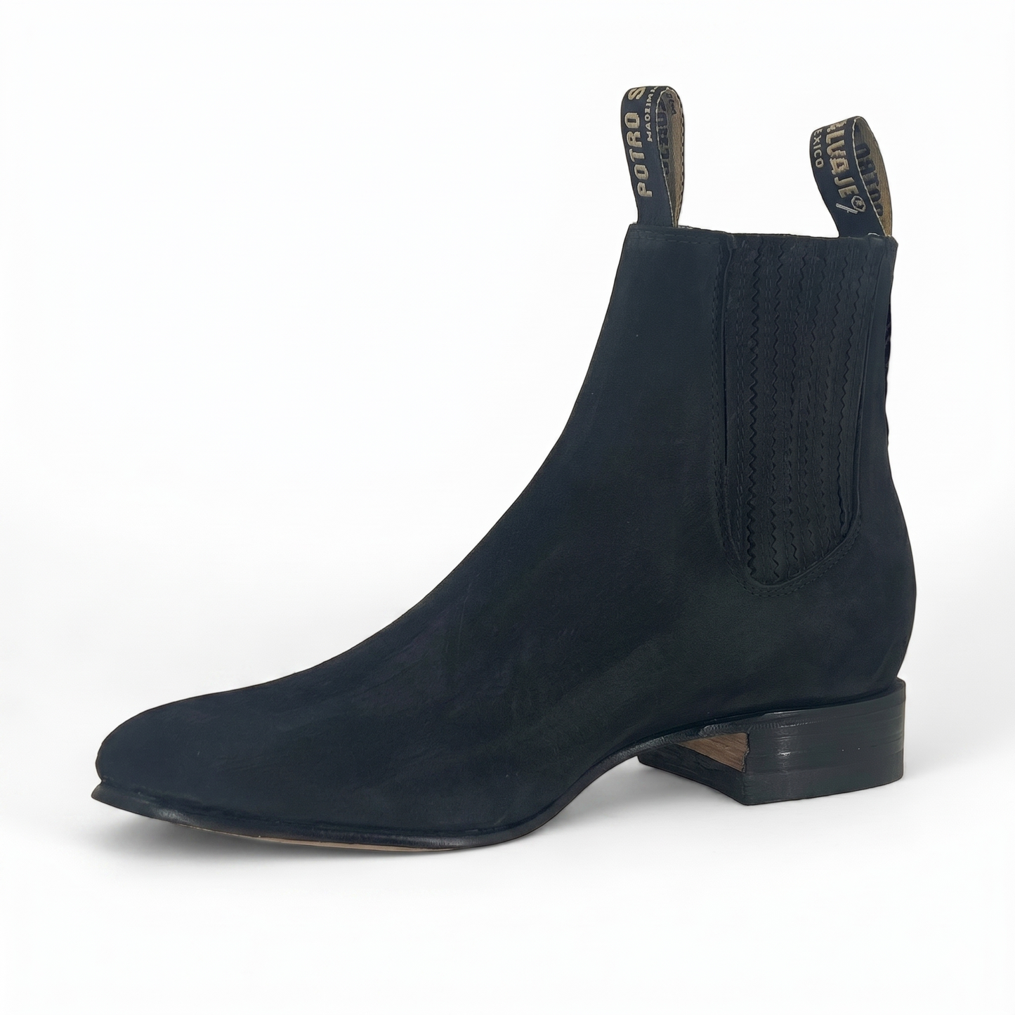 Botin Charro 45 - Nobuck Negro