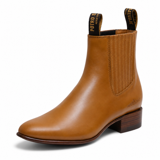 Botin Charro 45 - Flor Entera Miel