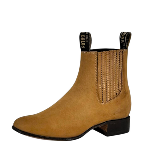 Botin Charro 45 - Nobuck Paja