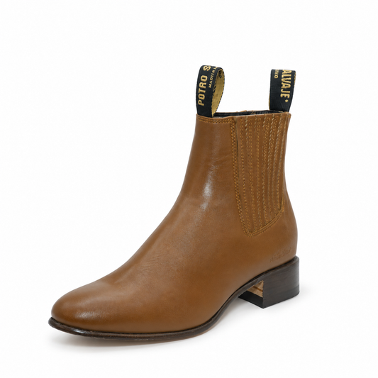 Botin Charro 45 - Flor Entera Miel