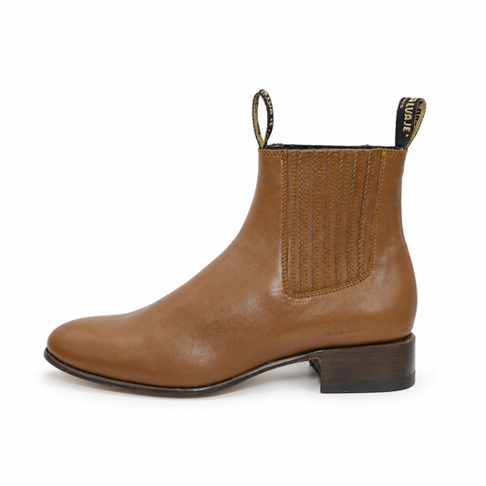 Botin Charro 45 - Flor Entera Miel