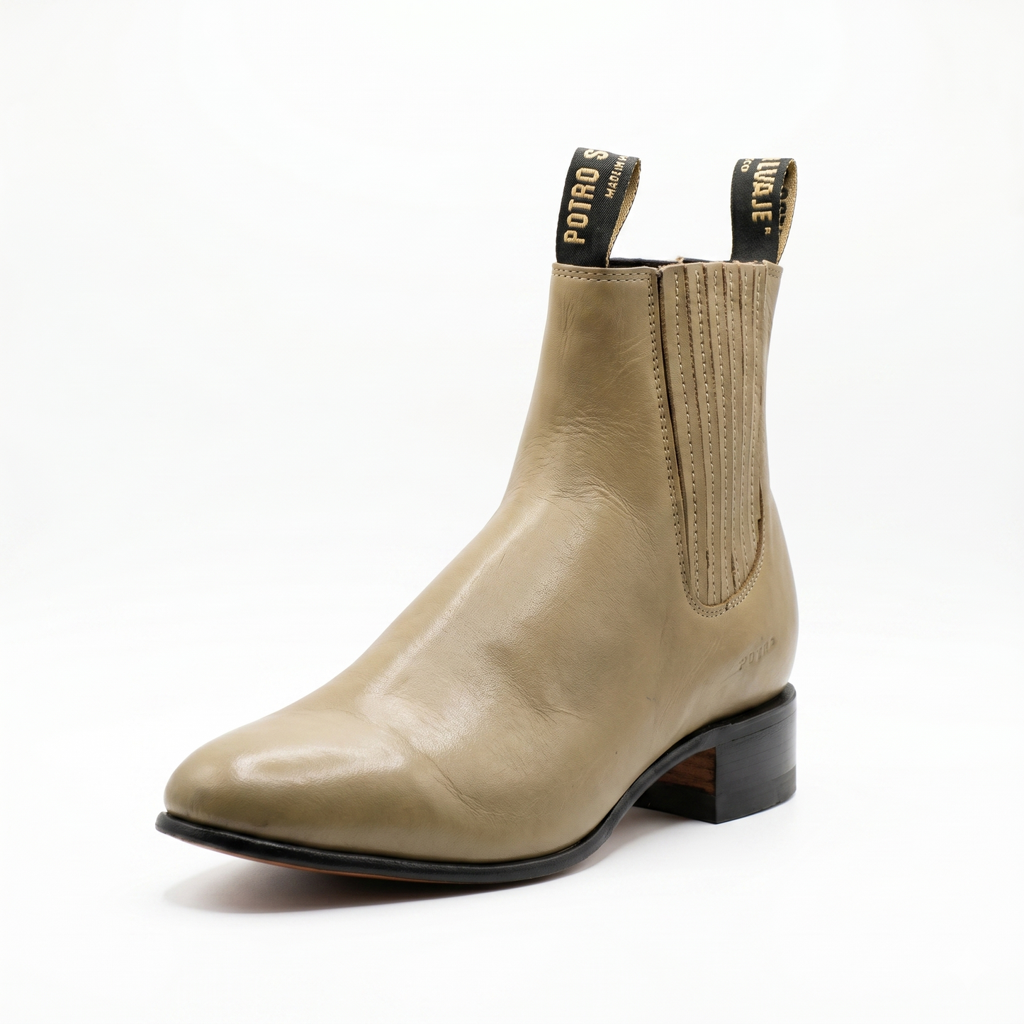 Botin Charro 45 - Flor Entera Paja
