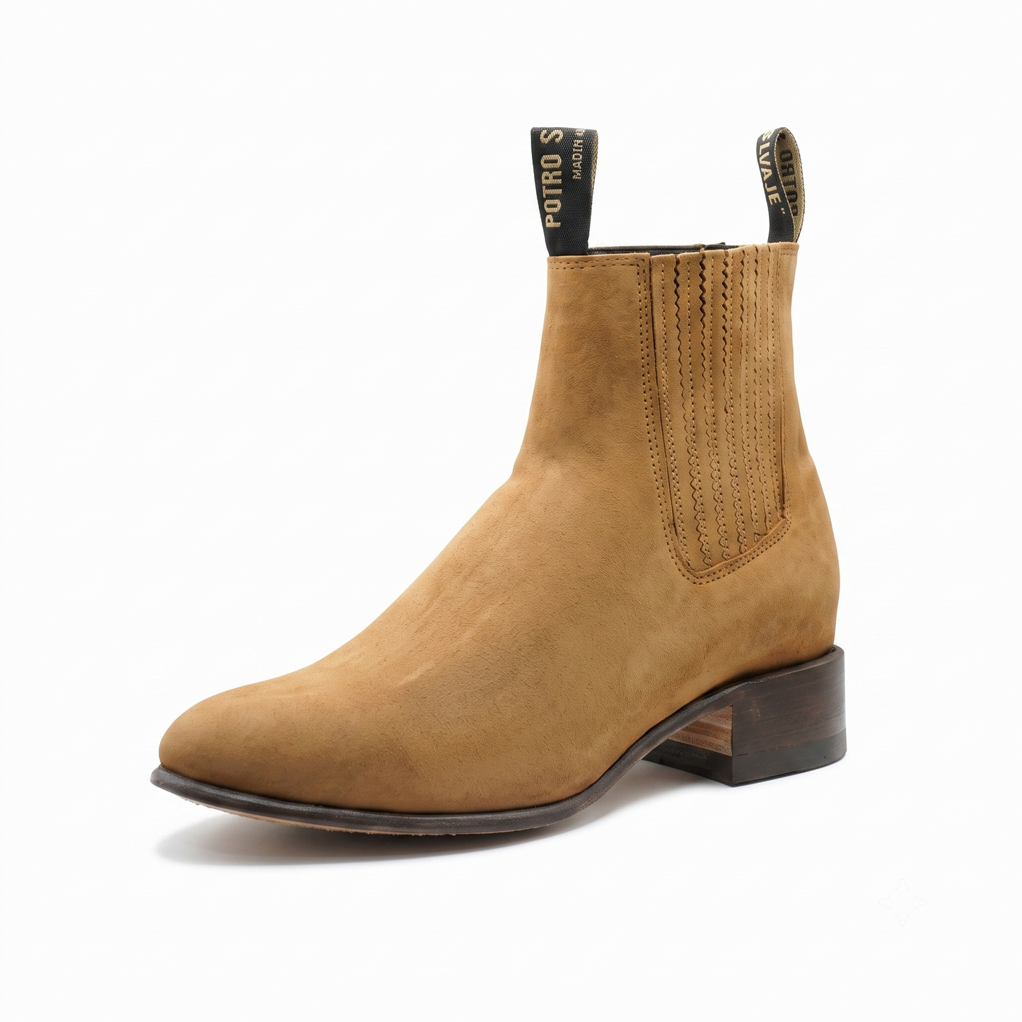 Botin Charro 45 - Nobuck Paja