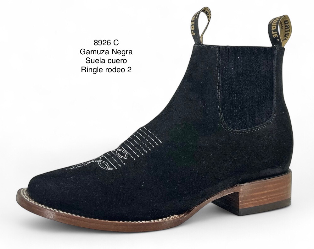 8926 C - Gamuza: Negro