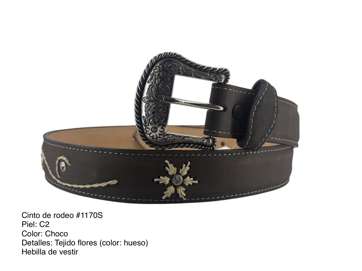 Cinto de rodeo #1170S - C2: Choco