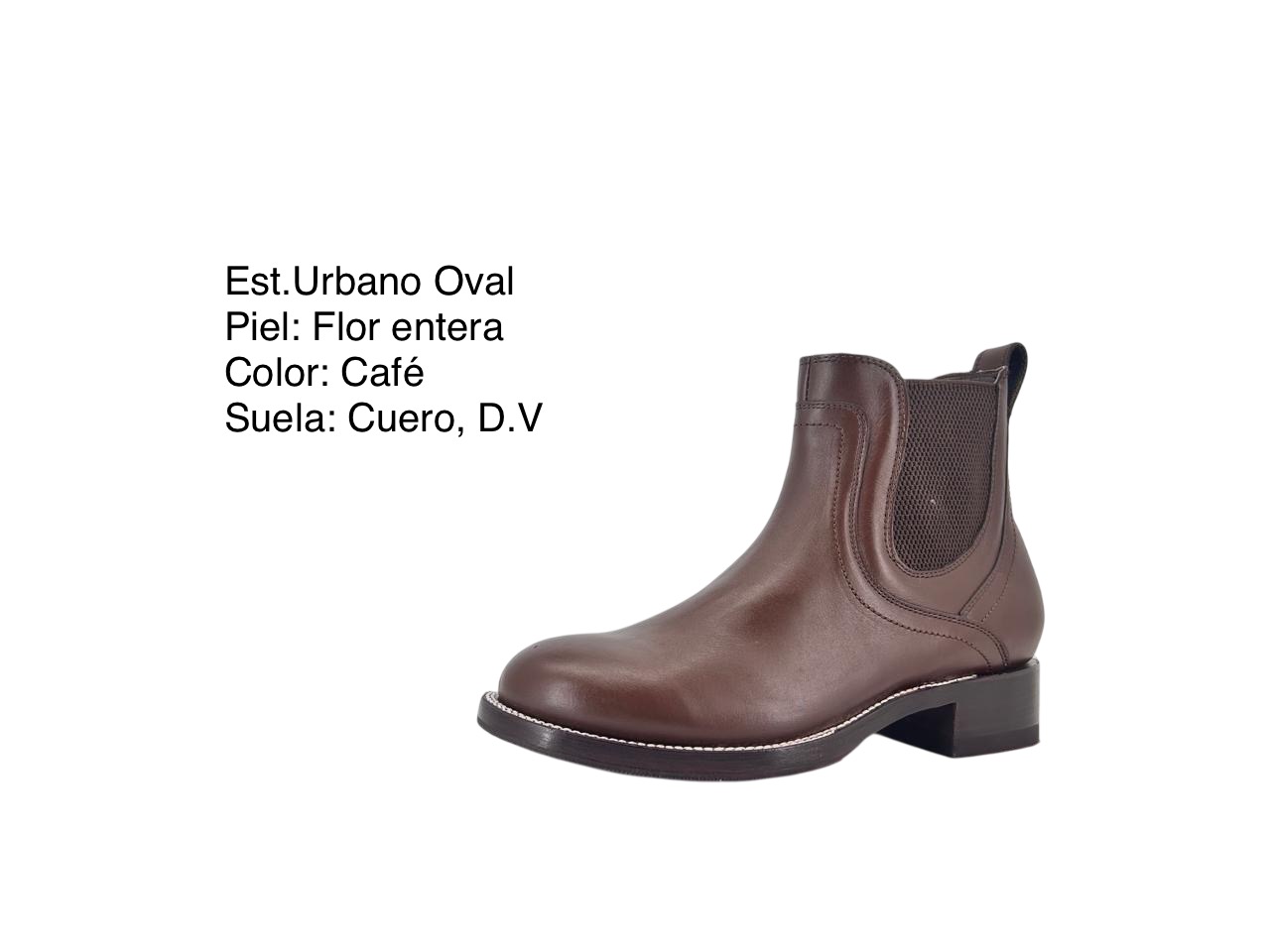 Urbano Oval - Flor entera: Café