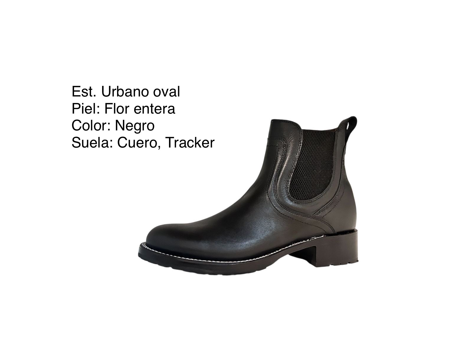 Urbano oval - Flor entera: Negro